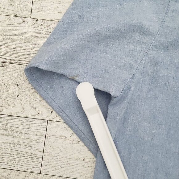 VTG NutCracker Denim Shirt Embroidered Ornaments Teachercore Holiday Womens 18W - Picture 11 of 12